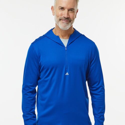 Men's Lightweight Quarter-Zip Hooded Pullover Thumbnail