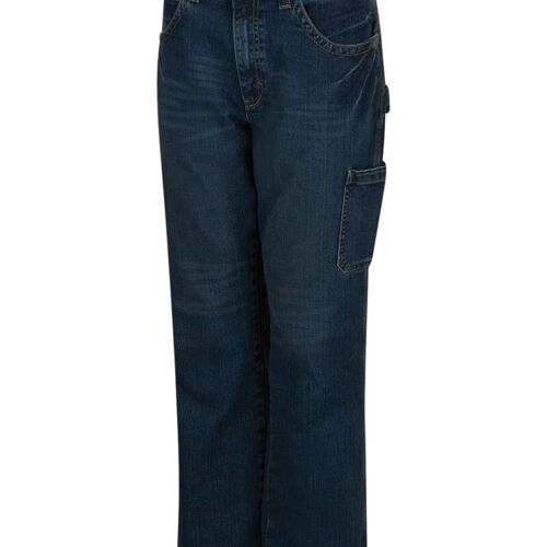 Men's Extended Sizes Stretch Denim Dungaree Jeans Thumbnail