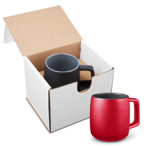 15oz Geo Square Handle Ceramic Mug In Mailer Thumbnail