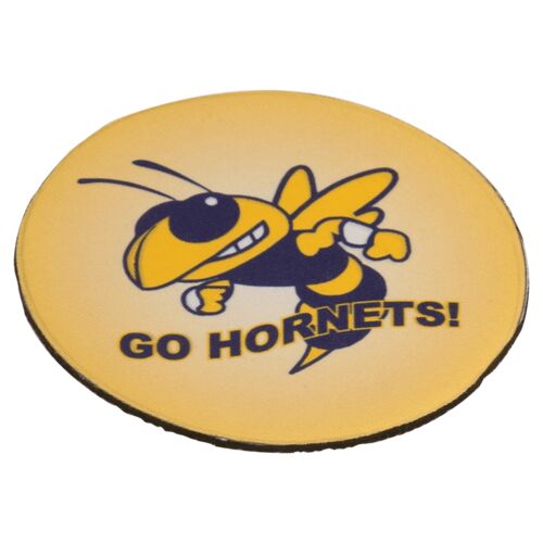 4" Round Neoprene Coaster 6 Piece Set Thumbnail